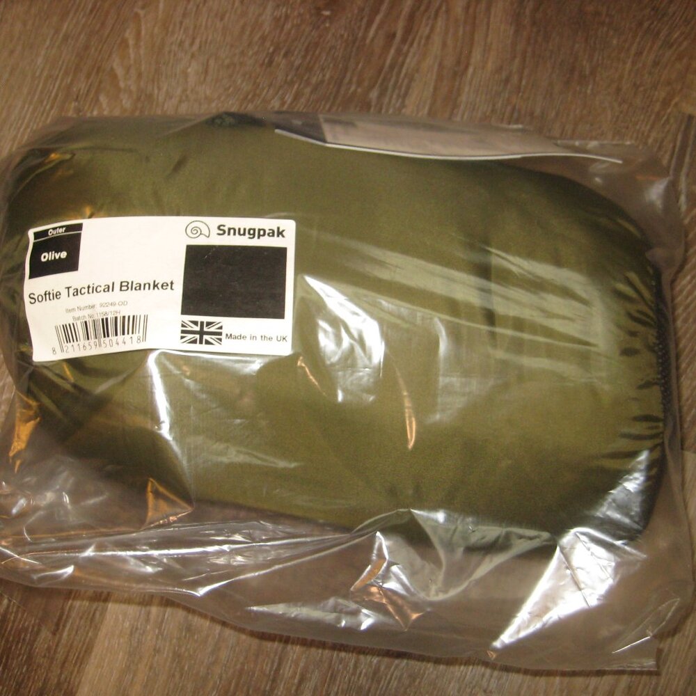 Snugpak Softie Ultra-lightweight Compact Tactical Blanket UK Made Olive